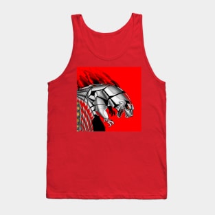 the cyborg mechagodzilla kaiju Tank Top